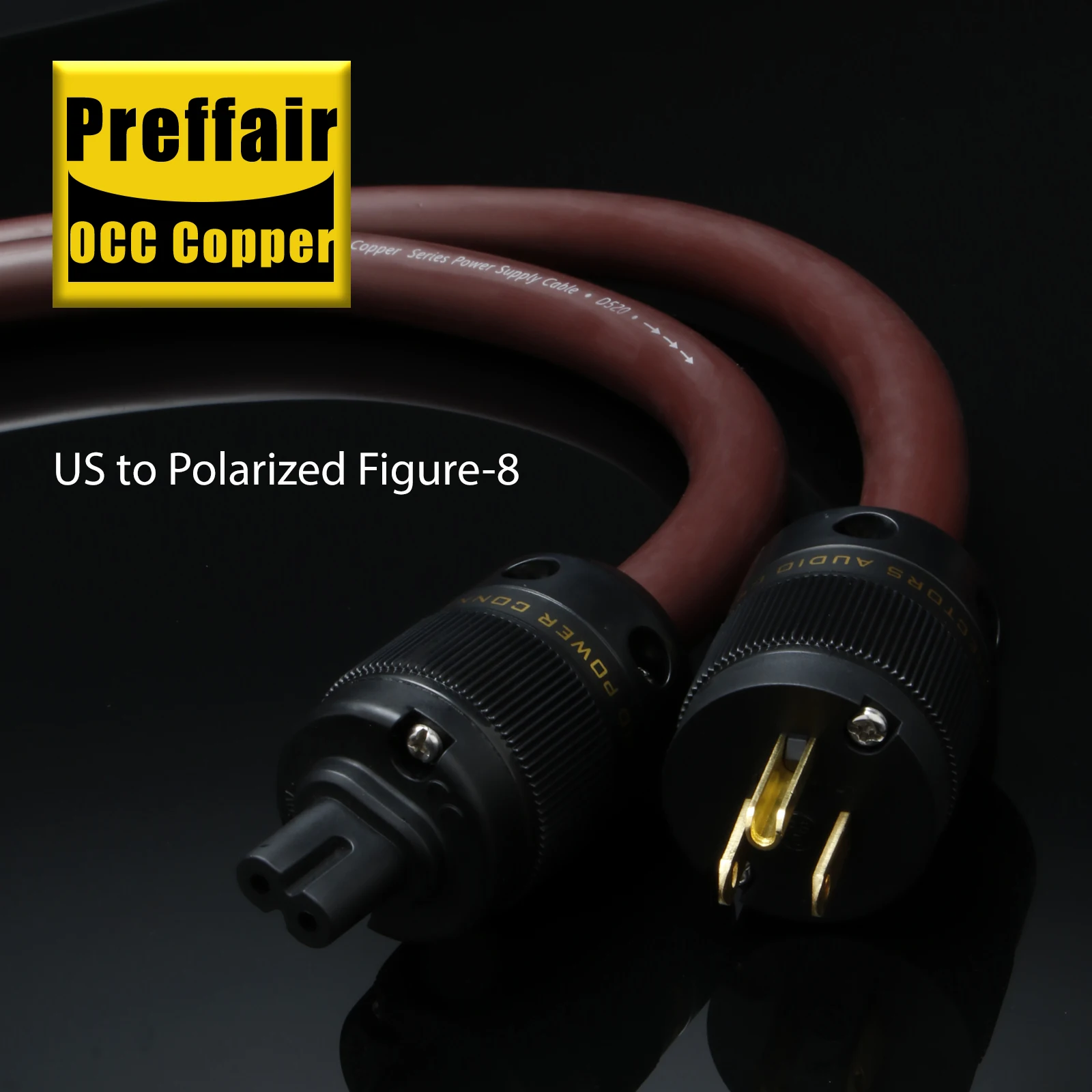 

Кабель питания 5N OCC из монокристаллической меди 12AWG с разъемами C7 и Figure-8, позолоченный, с карбоновым волокном, для усилителей и колонок (US/EU)