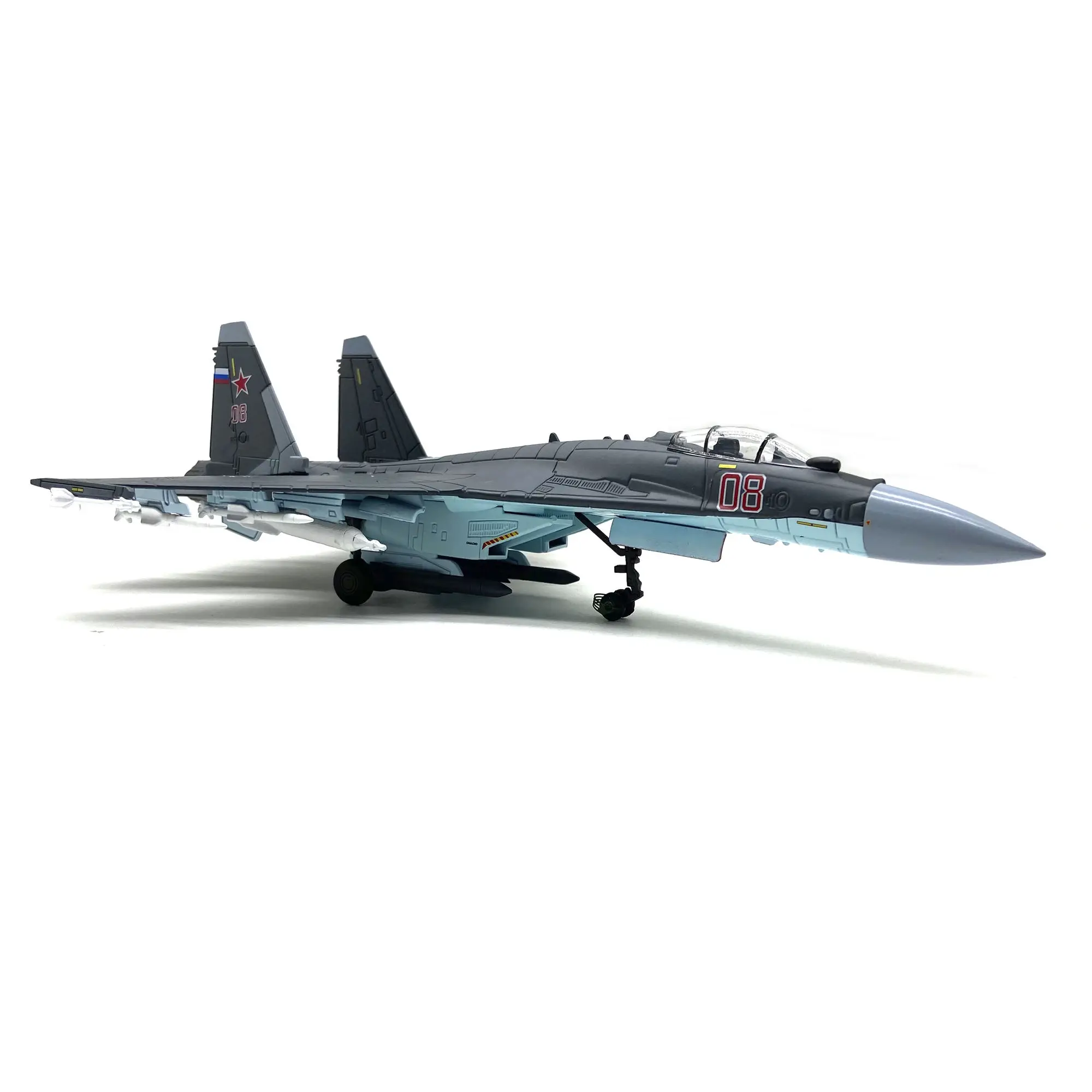 

1: 100 New Arrival Special Price Die Casting Metal Russian Super Lateral SU 35 Fighter Simulation Model Finished Toys Children