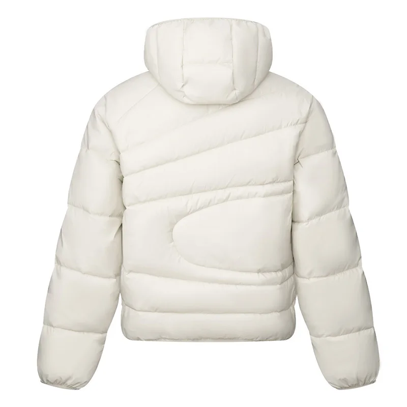 VIntage Thicken Warm Hooded Parkas Coat Harakuju Hip Hop Irregular Patchwork Outwear Tops For Male