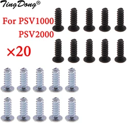 PSV1000 PSV2000 용 PS Vita 1000 2000 게임 콘솔 용 TingDong 20pcs 나사 세트 교체