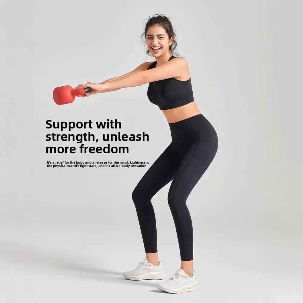 Pantaloni da yoga per l'interno dell'addome a vita alta sottile primaverile Pantaloni da donna in pelle arca Pantaloni di strato base per il sollevamento del sedere di grandi dimensioni