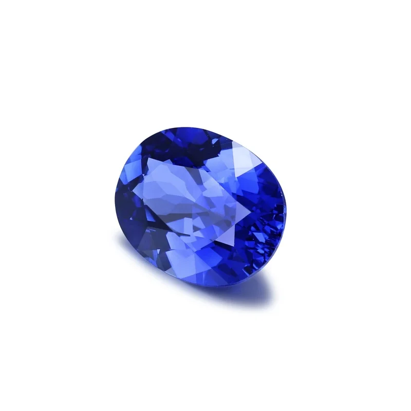 Lab Grown Sapphire Ring for Women 4CT Oval Cut Handmade Fine Jewelry with GRC Certificate Ethically Sourced Sustainable Luxury