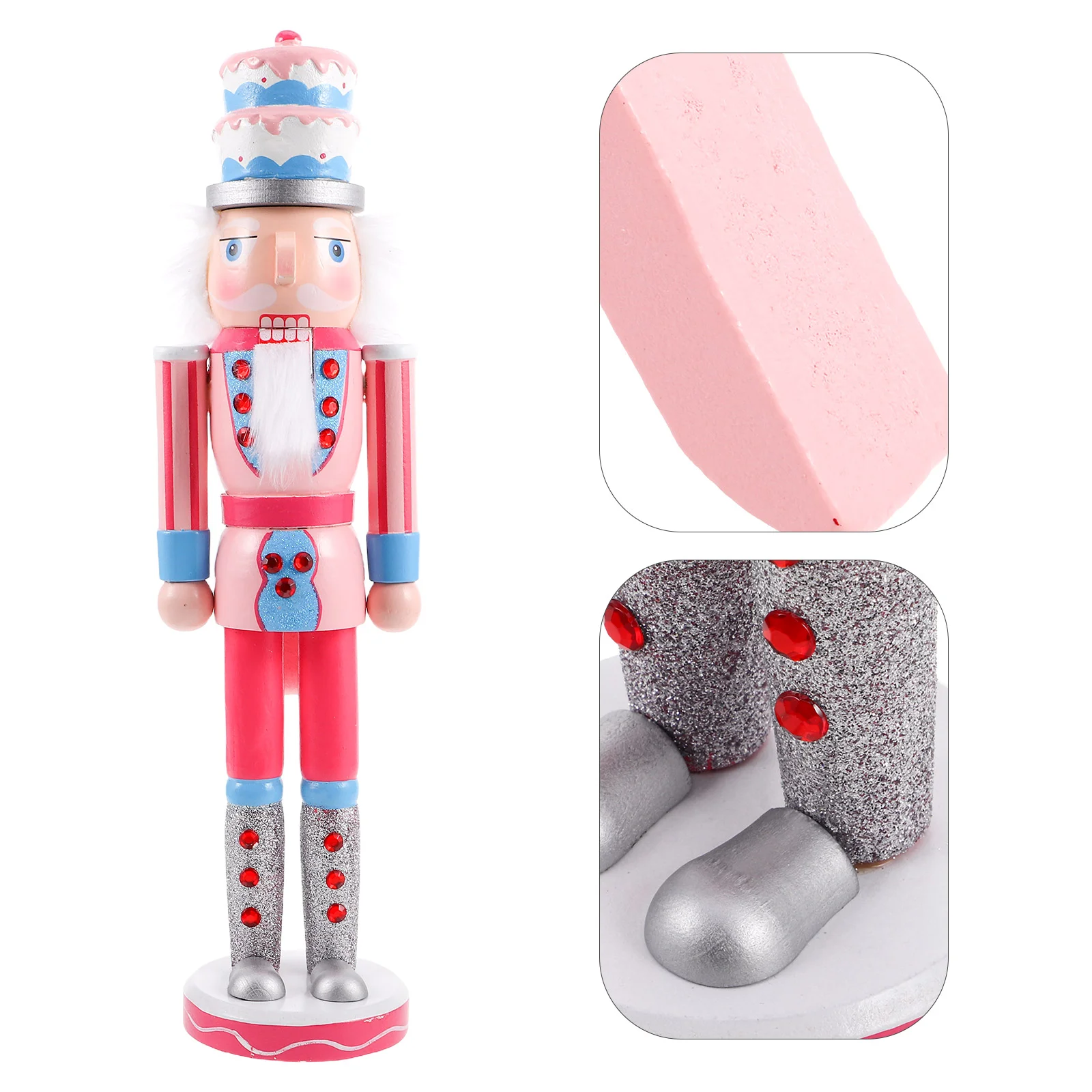 

Nutcracker Soldier Xmas Table Ornament Christmas Nutcrackers Figures Desktop Decoration Craft