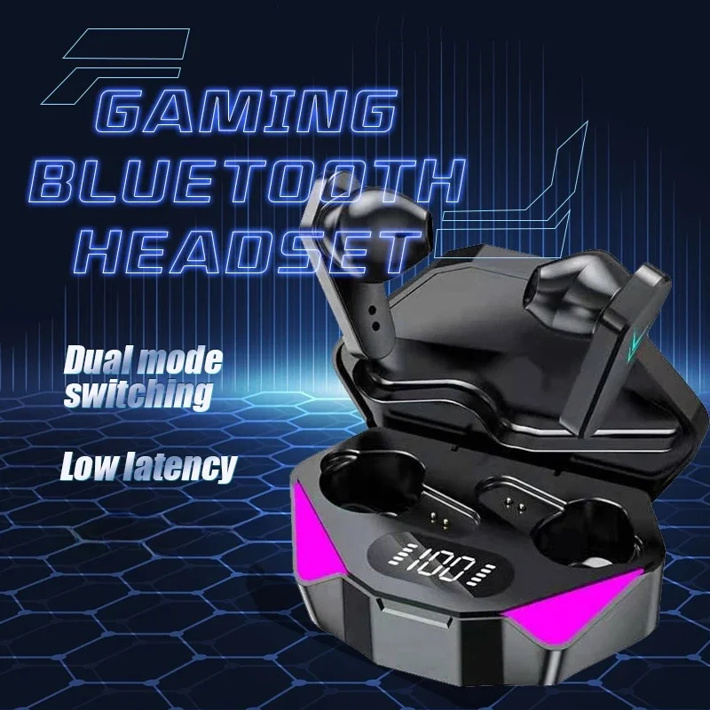 X15 TWS Wireless Headphones Bluetooth Earphones Control Sport Headset Waterproof Microphones Music Earphones for All Smartphone