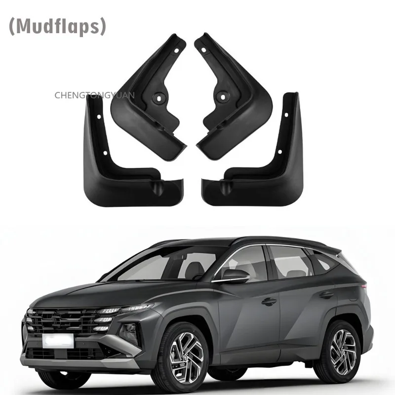Mud Flaps For HYUNDAI Tucson L 2025 MudFlaps Front Rear Mudguards Car Accessories