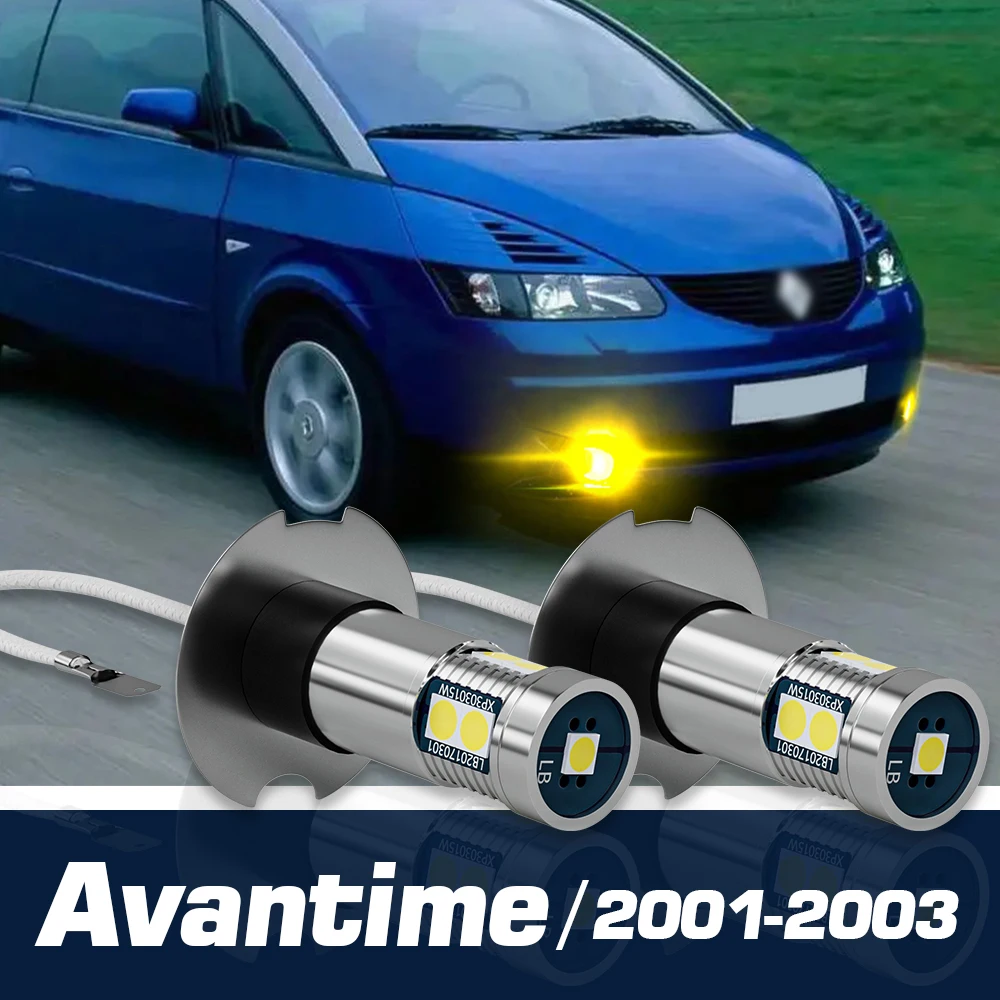 

2 шт. светодиодные противотуманные фары, аксессуары Canbus для Renault Avantime 2001 2002 2003