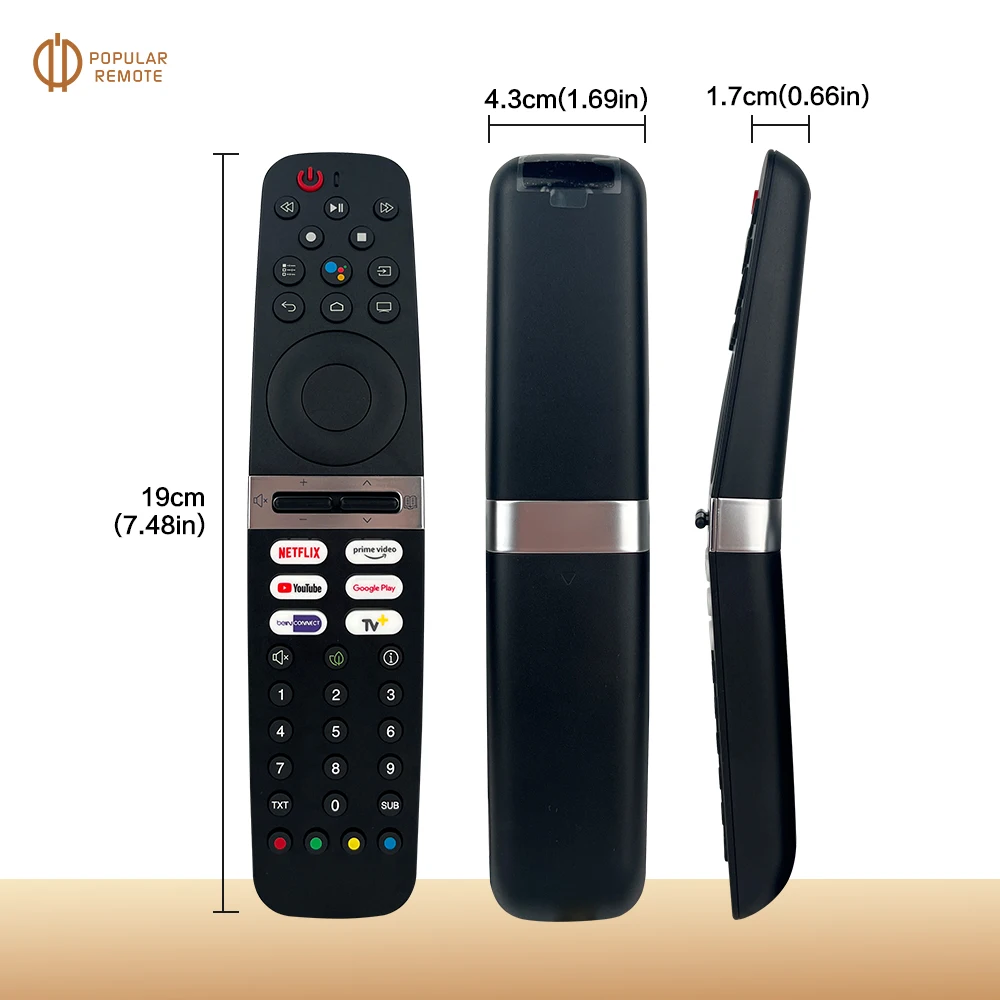 TV Voice Remote Replacement For Grundig Series Smart LED LCD TV