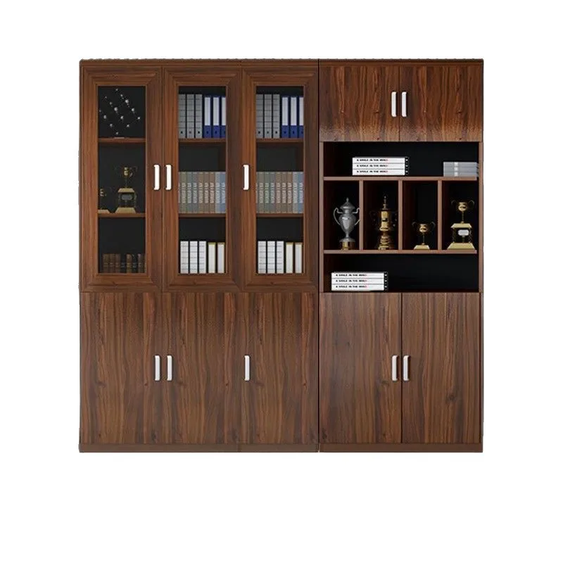 

Office File Cabinet Data Archive Cabinet Light Luxury Office Desk Locker Office Background Display Cabinet