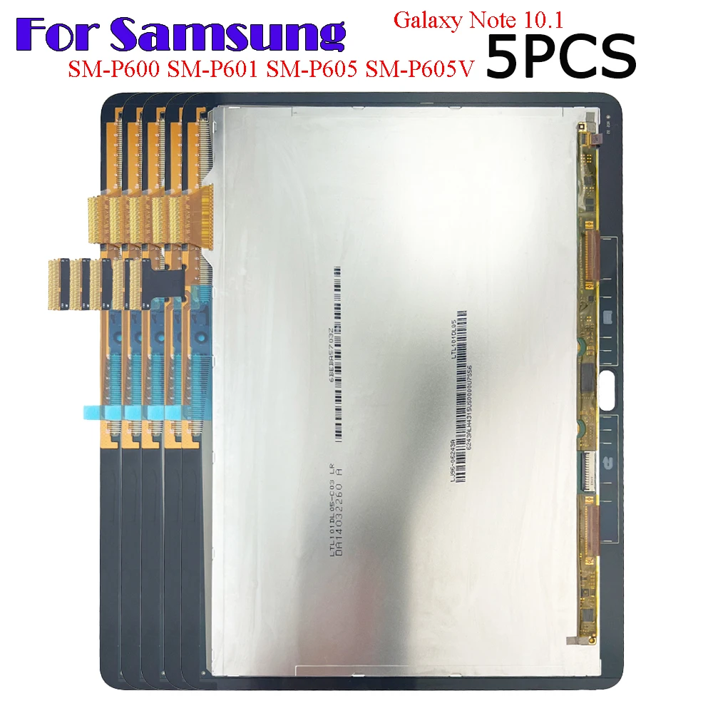 

5PCS For Samsung Galaxy Note Edition SM-P601 SM-P600 SM-P605 P605V LCD Display Touch Screen Digitizer Glass Assembly Repair