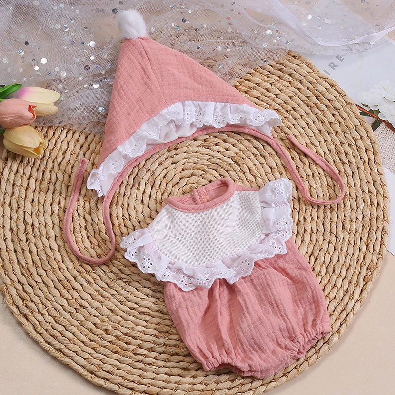 Reborn Puppenkleidung 16 Zoll 40cm Set Body Mütze Puppen Outfit Kleidung Zubehör Geschenk für Kinder zum Anziehen und Spielen Puppenzubehör Mini Puppe – Detail 15