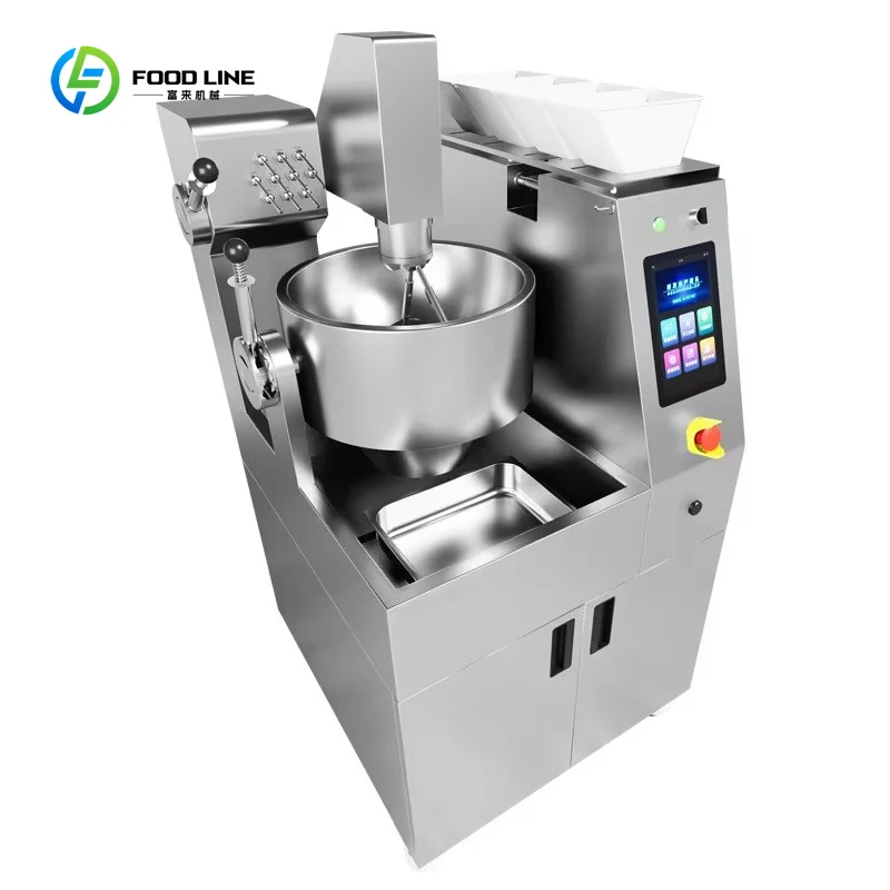 Customized Full Automatic Kitchen Ingredient Dispensing Fried Rice Wok AI Robot Cooking Machine for Restaurant Efficient Cooking