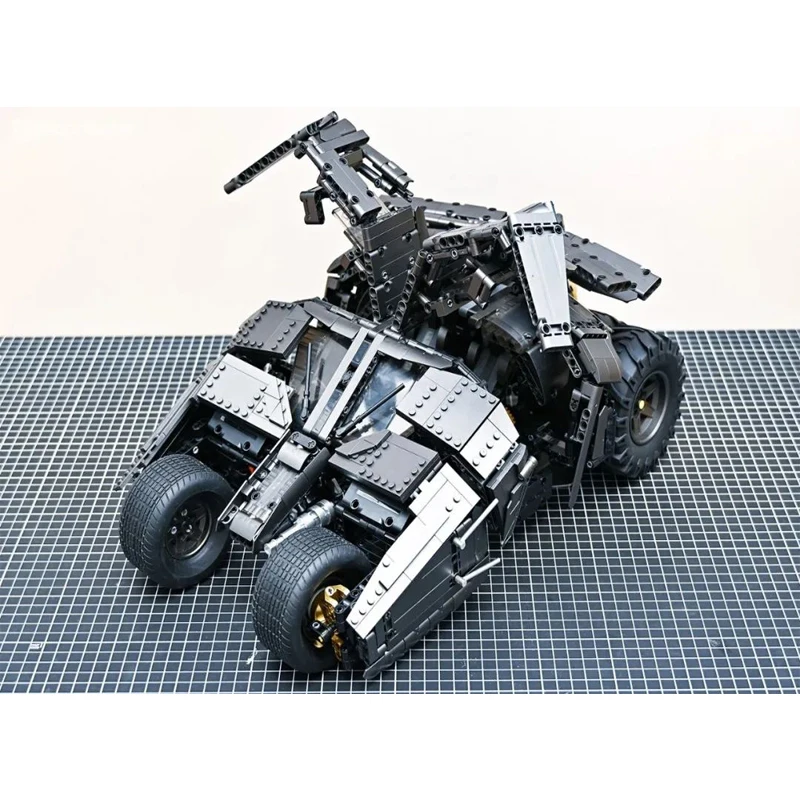 IN STOCK Technical Remote Control Batmobiled Car 2830pcs Dark Knight Building Blocks Vehicle Moc Bricks Toys Kids Gifts Set