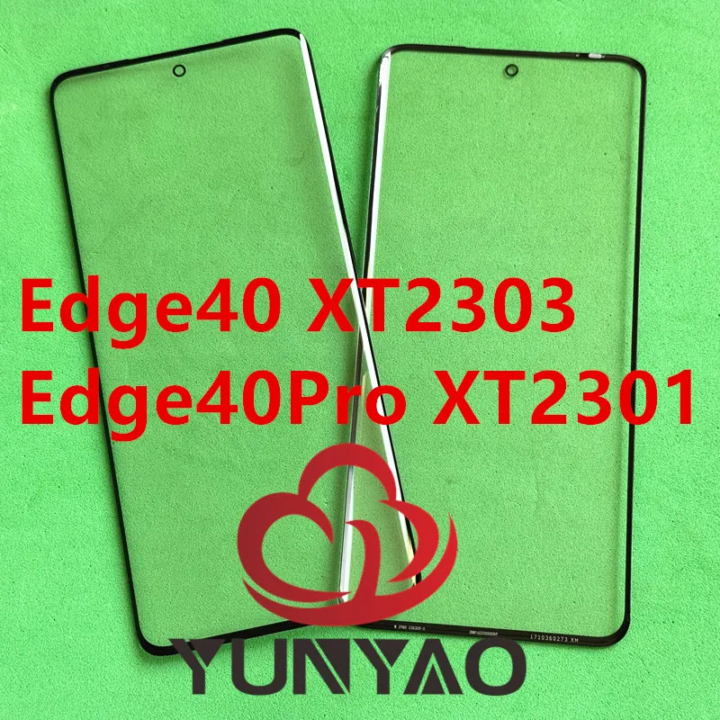 For Motorola Moto Edge 40 XT2303/Edge 40 Pro XT2301 Replacement LCD Front Touch Screen Glass Outer Lens