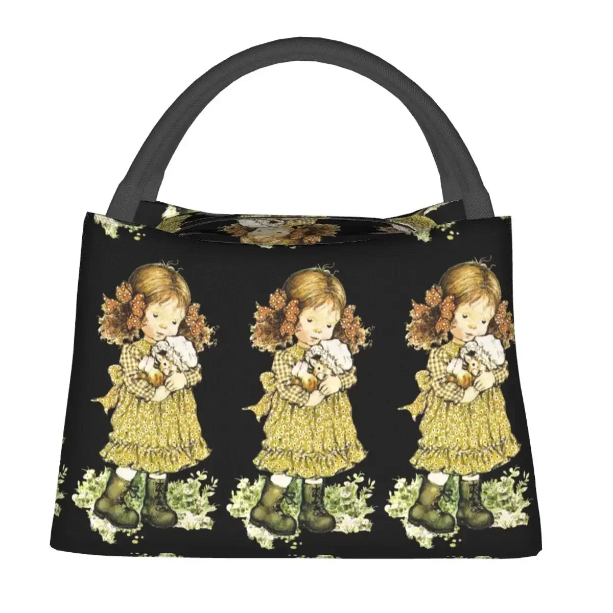 Sarah Kay Swing Girl Lunch Bags Insulated Bento Box Portable Lunch Tote Picnic Bags Cooler Thermal Bag for Woman Children School