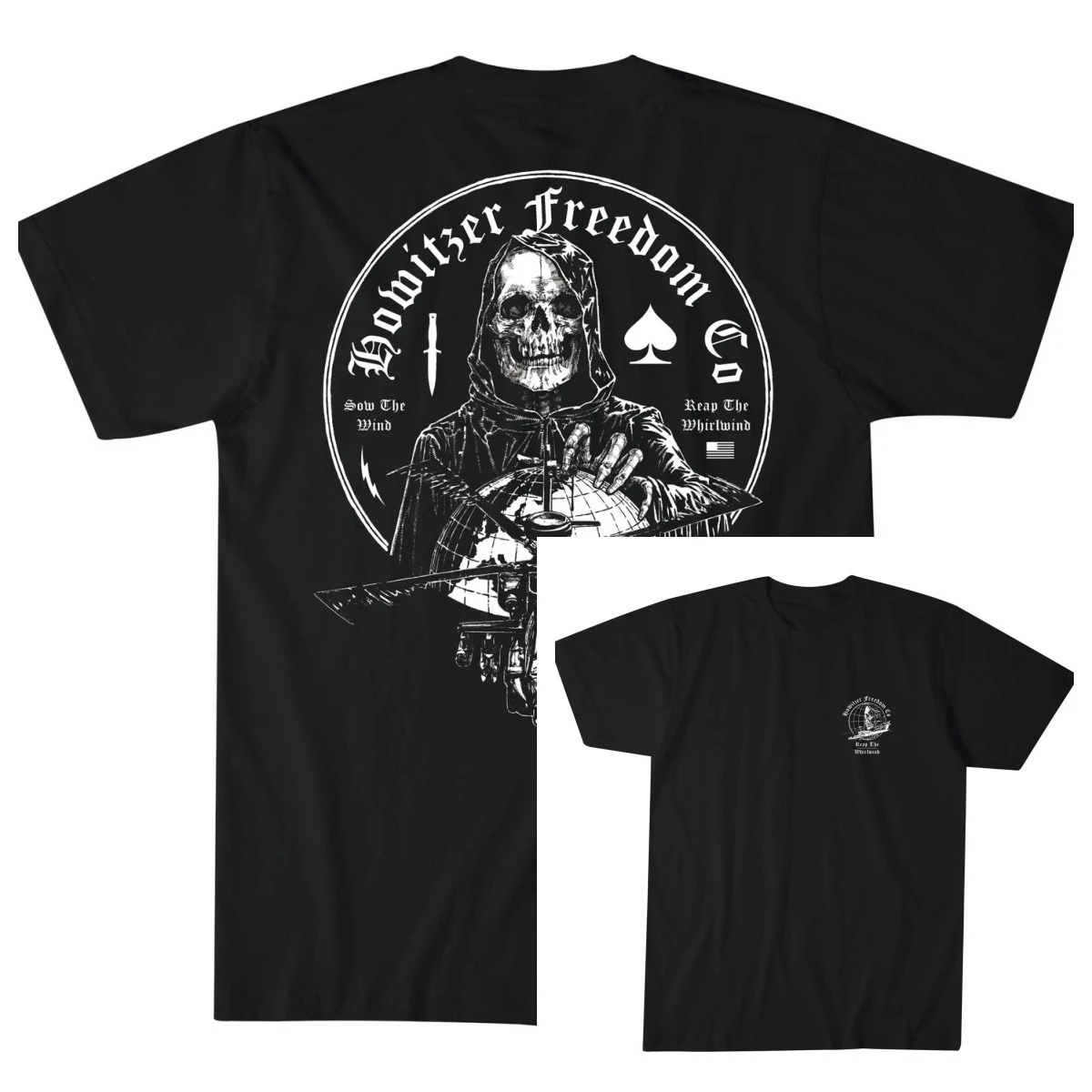 Howitzer Clothing Men's T-shirt Reap Military Grunt MFG - Suitable for Sports Wear Pure Cotton