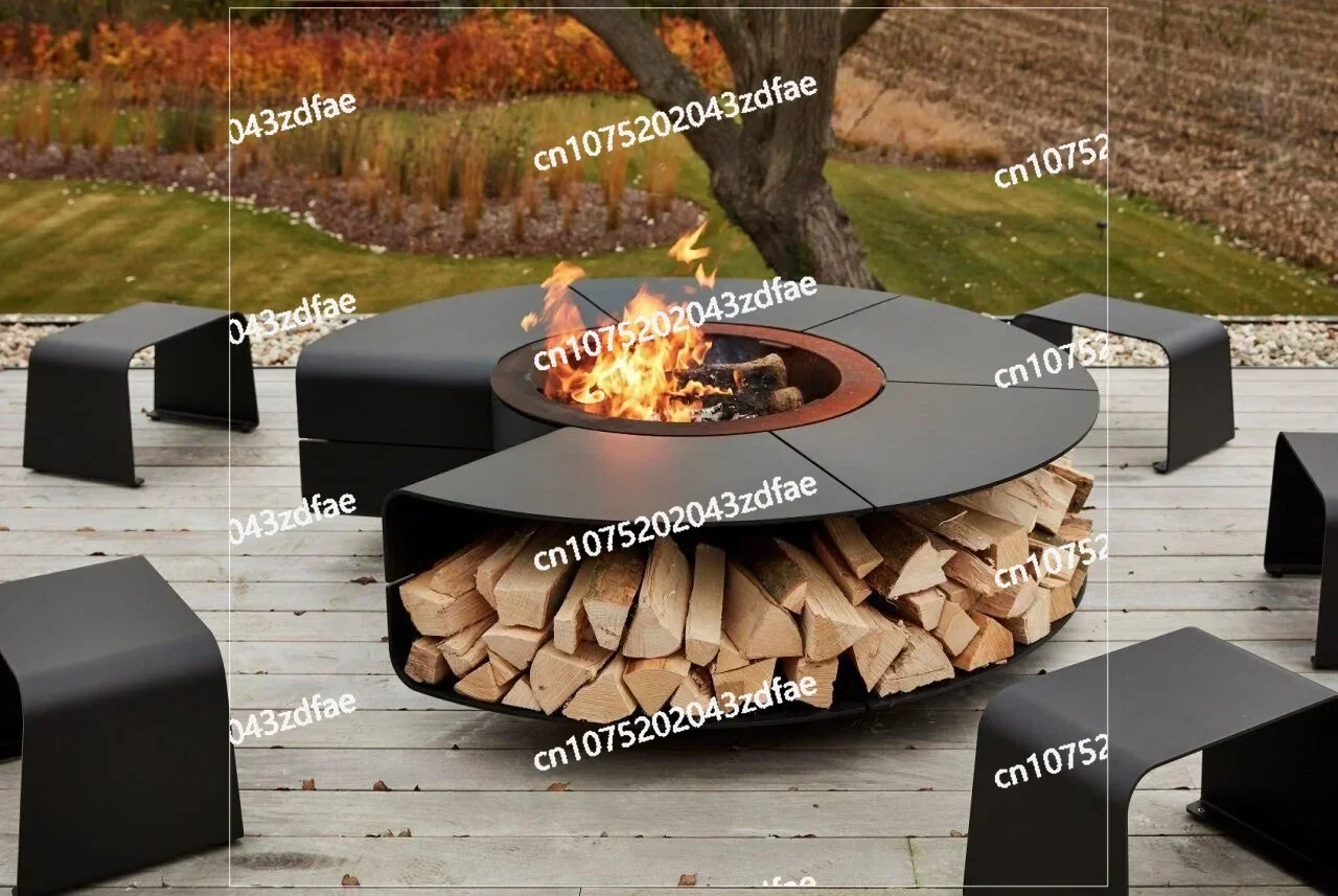 Garden Braziers, Garden Barbecue Tables, Outdoor Furniture, Household Barbecue Tables, Wrought Iron Braziers, Bonfires