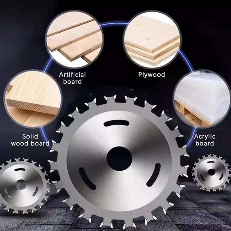 Lama per sega circolare in lega Disco da taglio per legno Ruota Lame per sega per legno bidirezionale Multitool per smerigliatrice angolare elettrica