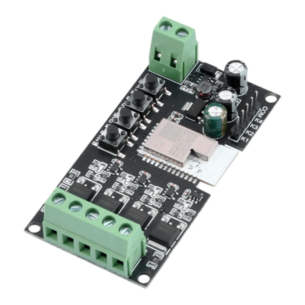 DC12V-24V Intelligent Switch Relay Module 1/2/3/4 Way Mesh Bluetooth Low Power Consumption MOS Relay Module Work with MiJia App