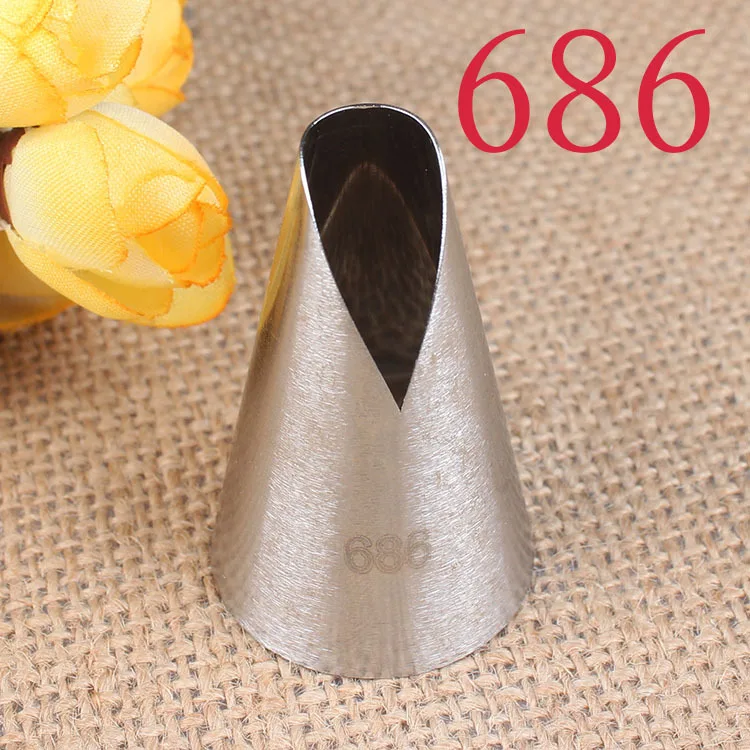 

686# Santana Cream Decorating Mouth 304 Stainless Steel Welded Polishing Baking DIY Tools Queen kitchen tools cake mold