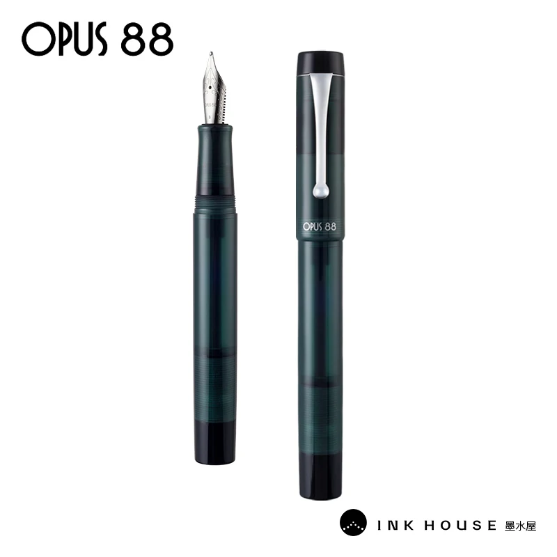 

OPUS 88 DEMO Fountain Pen Transparent Demonstrator with Number 6 JOWO Nib Eye Dropper Filling System Large Ink Capacity