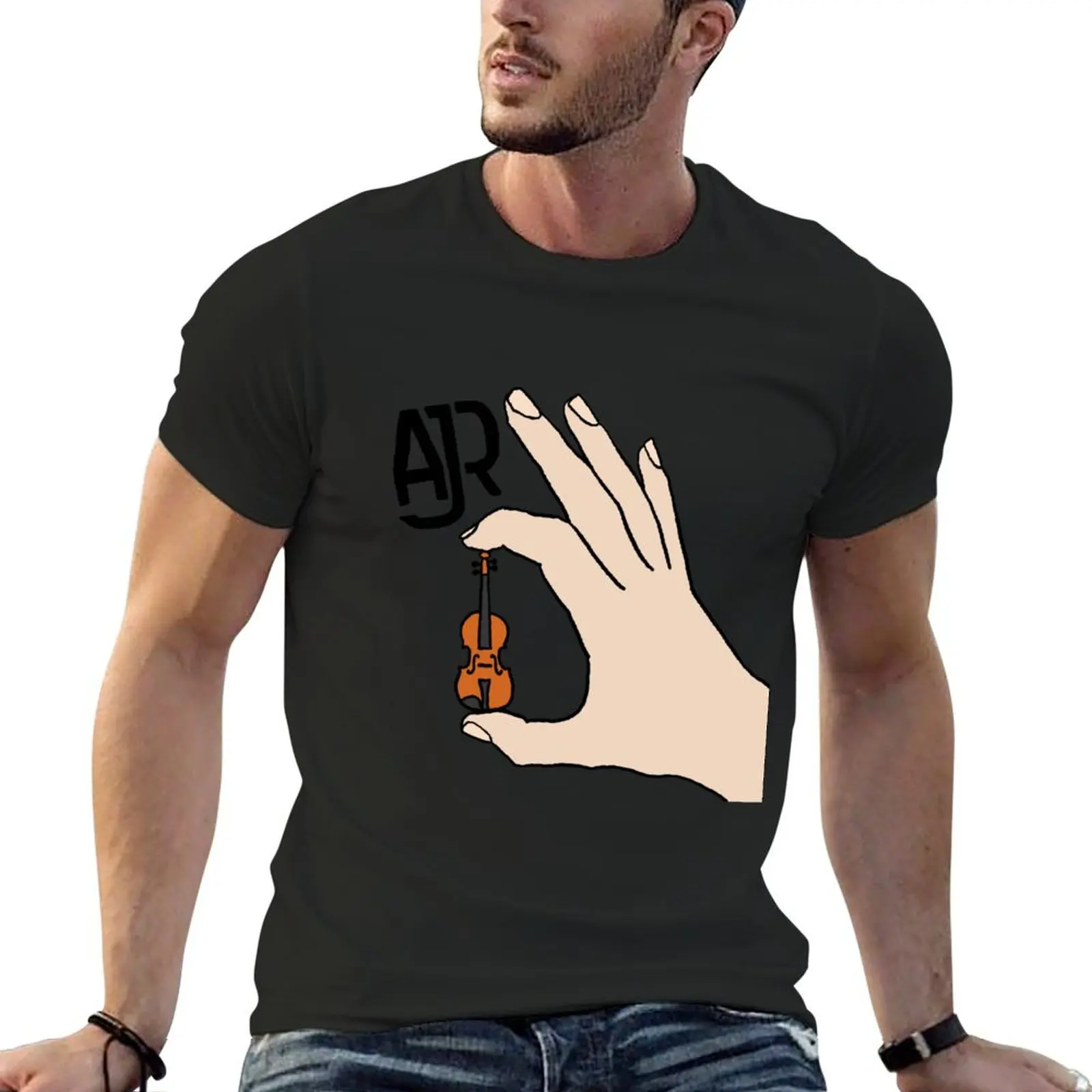 AJR World's Smallest Violin T-Shirt customizeds aesthetic clothes mens graphic t-shirts big and tall