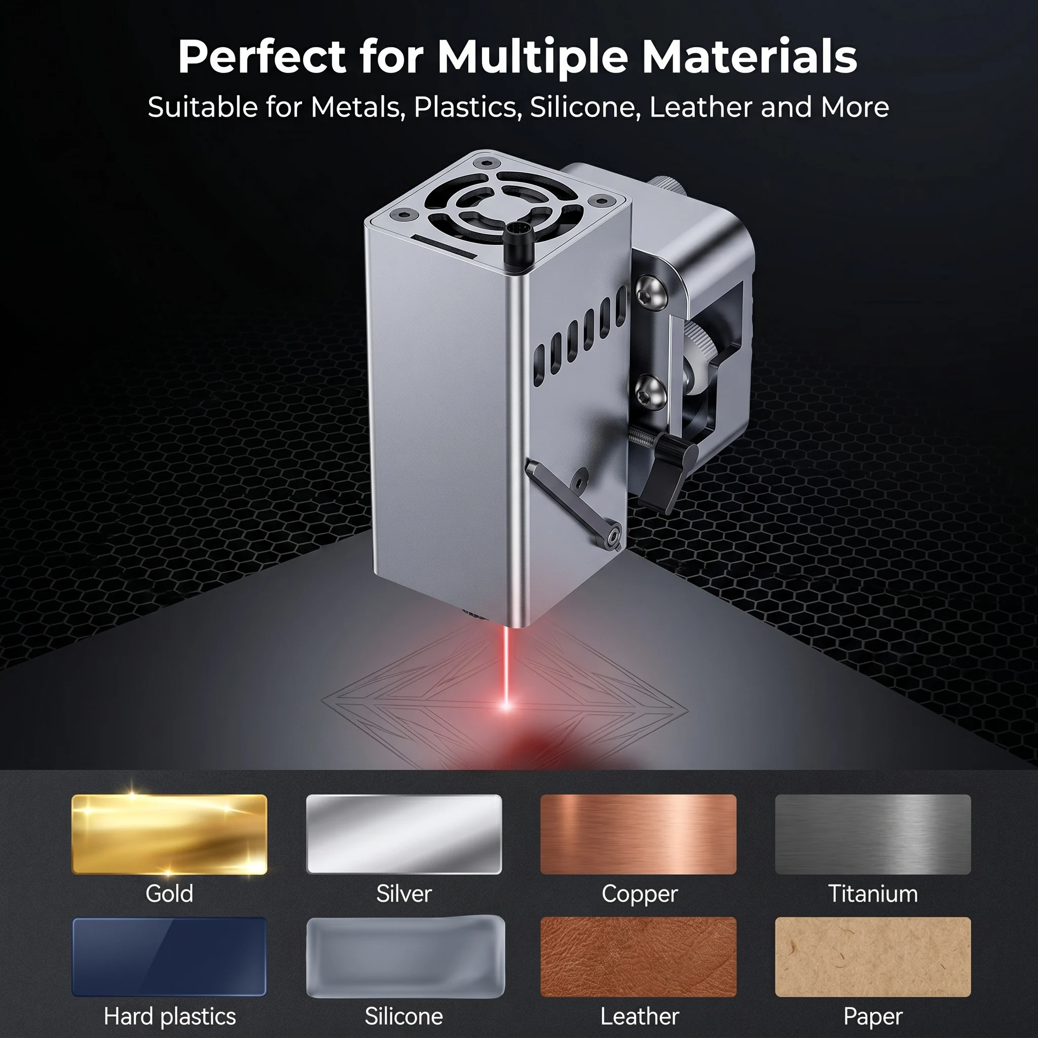 IR 1064nm Infrarot-Laserkopfmodul Ersatz für K15Pro A1PRO JL9 Design - Geeignet für Metall Kunststoff Edelstahl – Detail 4