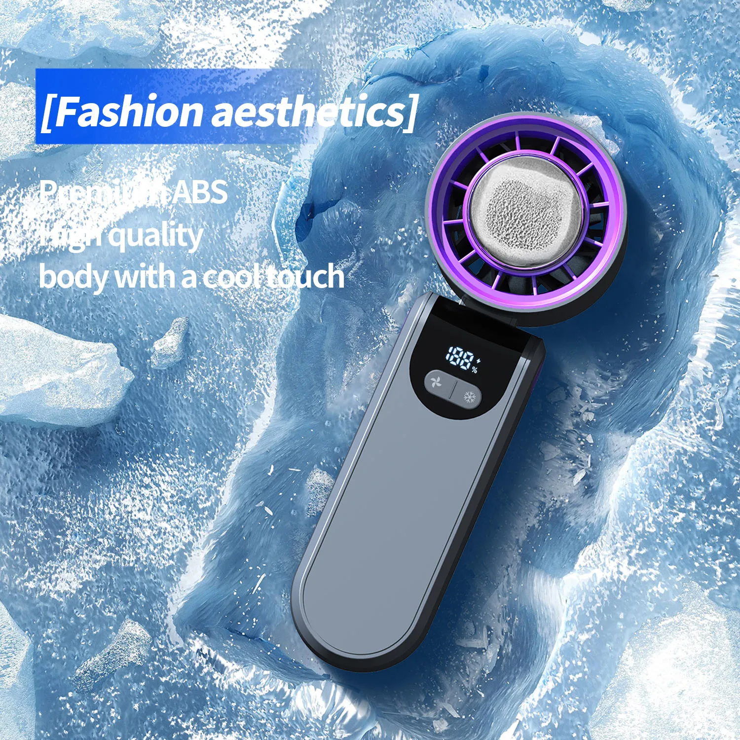 Fast Refrigeration Cooling Hand Foldable Fan Portable Usb Desktop Rechargeable for Outdoor Handheld Mini Fan