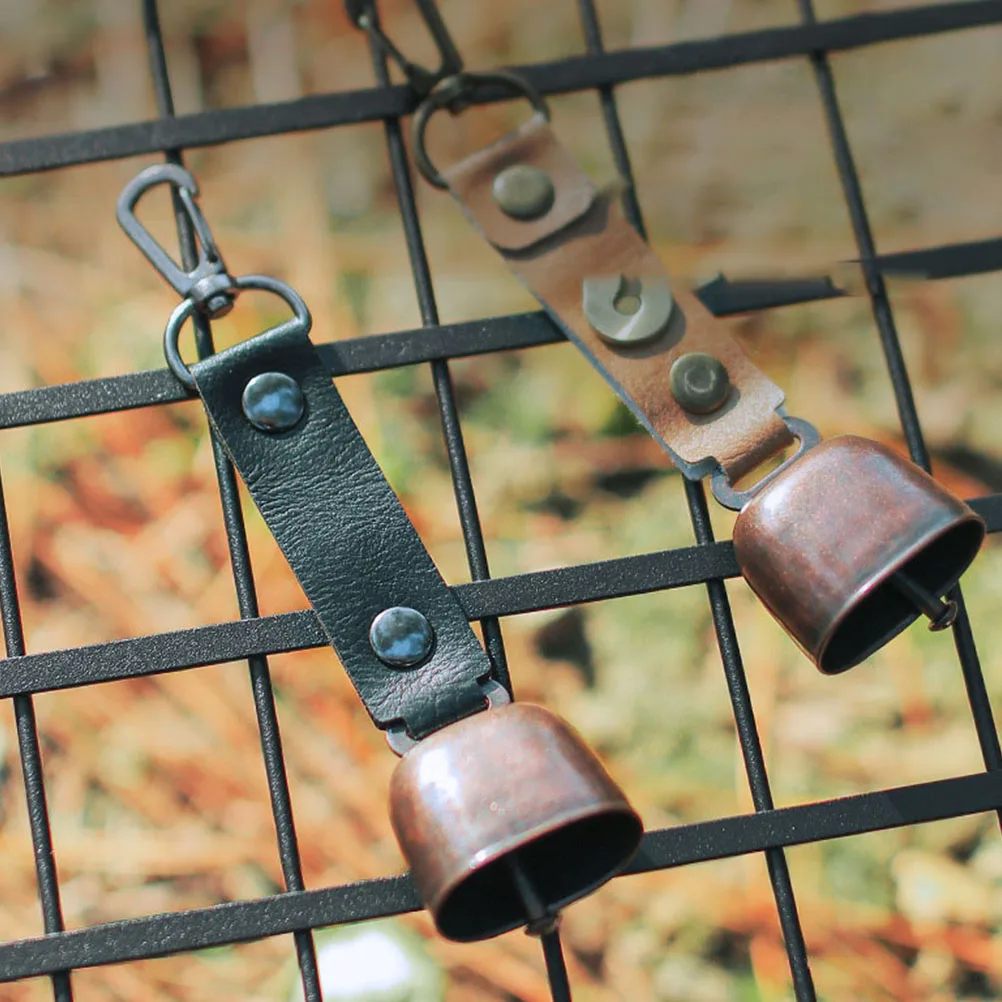 

2pcs Bell Pendant Outdoor Survival Camping Loud Bells Hiking Supplies Metal Alert Animal Portable