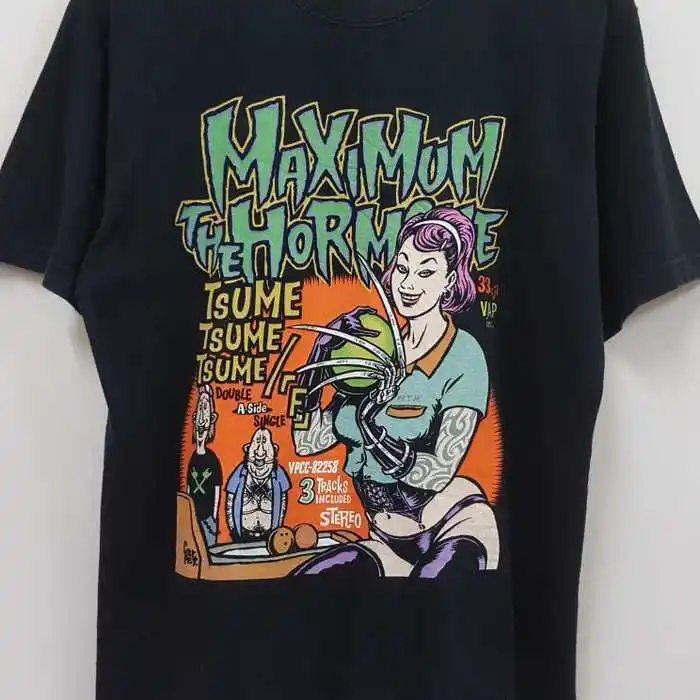 Maximum The Hormone Heavy Metal Japan Band Cotton Black Unisex T-Shirt Vm7675