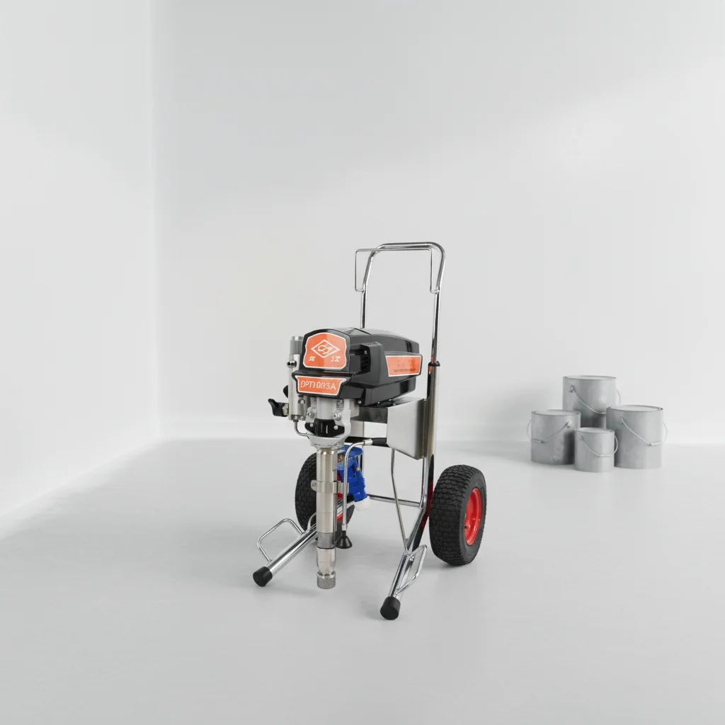 6L/Min DPT1095 Version Electric Airless Paint Sprayer 3000W 380V Quick Dismantling Piston Pump Brushless Spray Painting