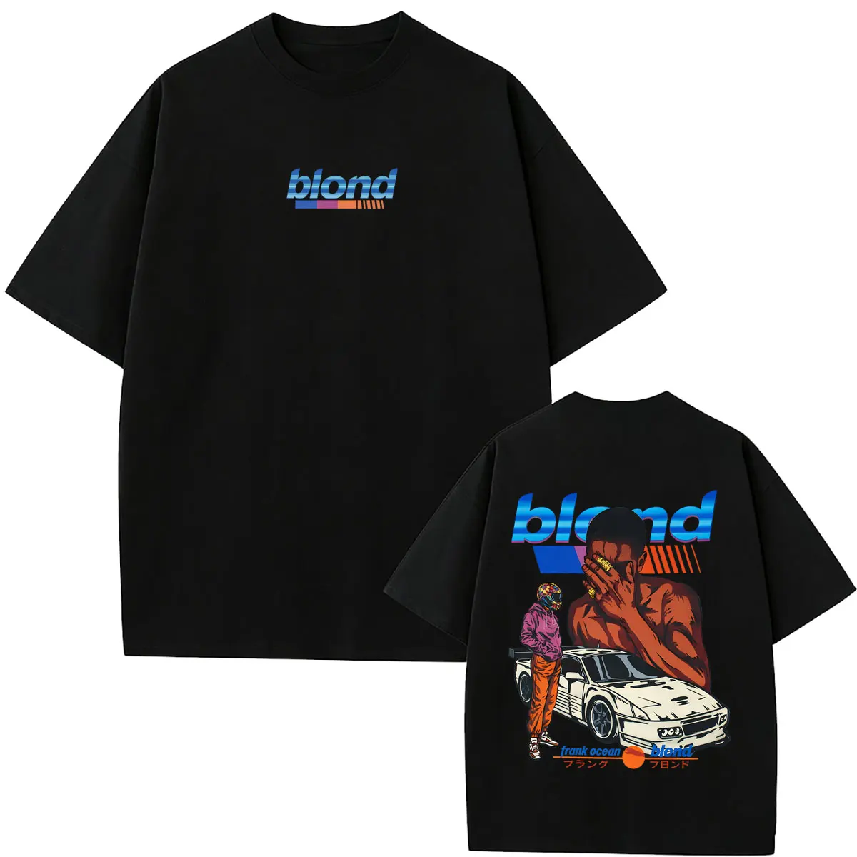 

Rapper Frank Ocean Blond Graphic T-shirt Men Women Hip Hop Fashion Pop Music T Shirts Unisex Casual Oversized Crewneck Tshirt