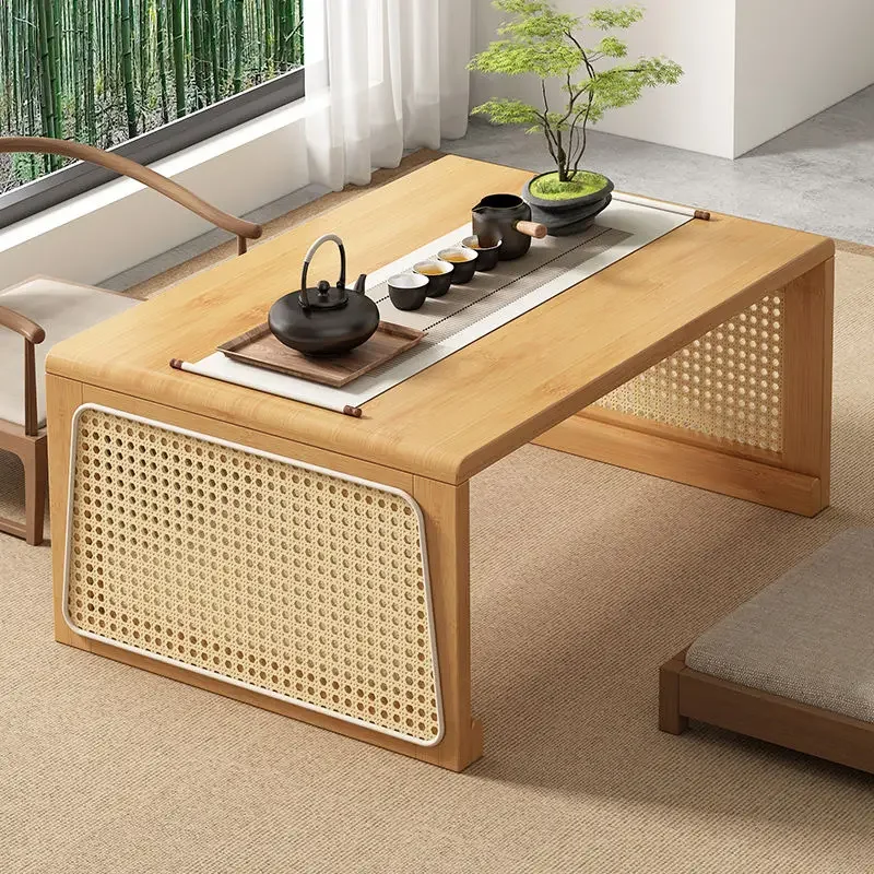 Folding table with bay window, home tatami without installation, coffee table, window sill, dining table, tea table, low table