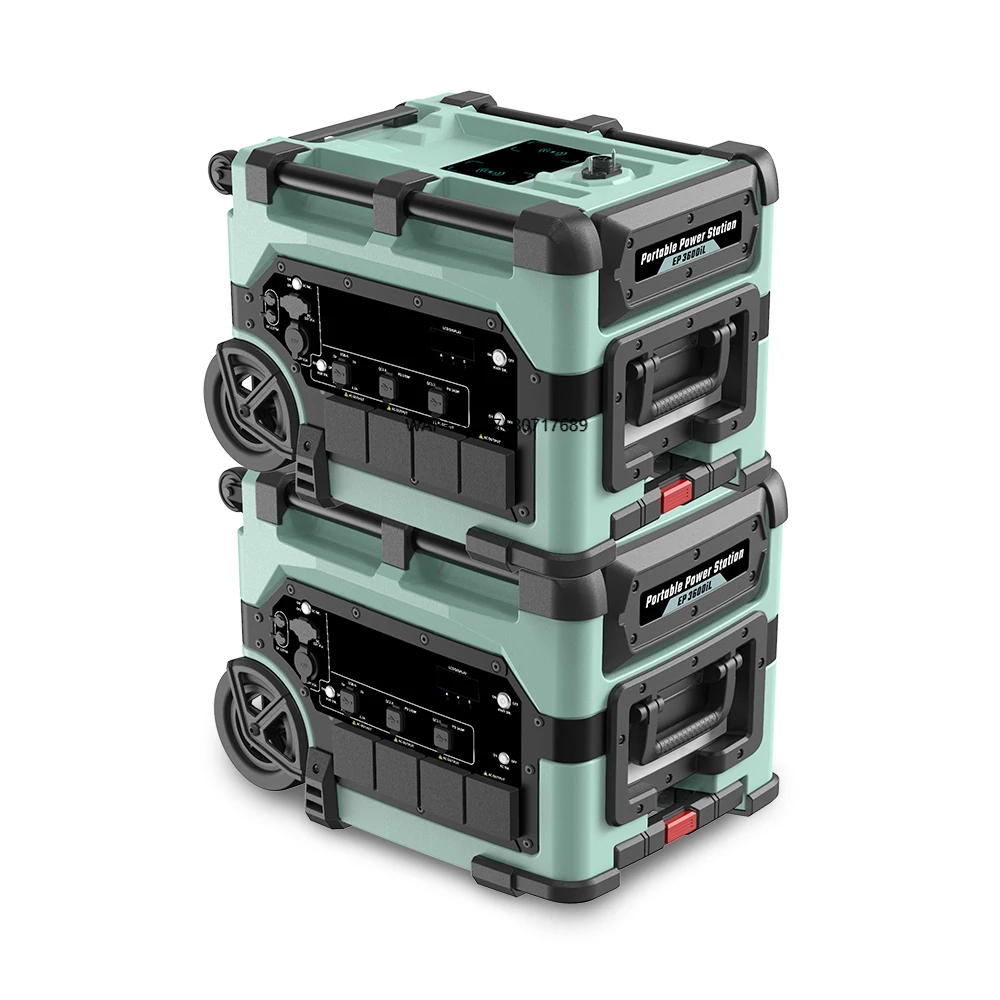 

European and American Certified 12000 Watt Solar Wind Hybrid Generator High Safety Portable Solar System LiFePO4 Battery Power