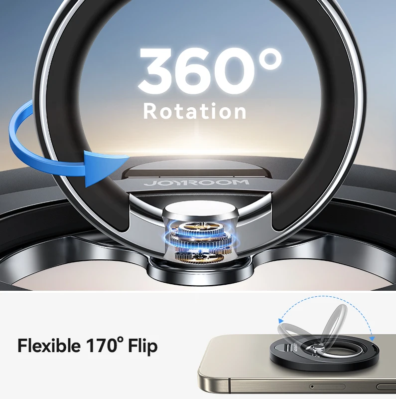 Joyroom Ring Phone Holder For Magsafe For iPhone Kickstand Ring Magnetic Phone Grip Holder Stand For iPhone 16 15 14 13 Pro Max