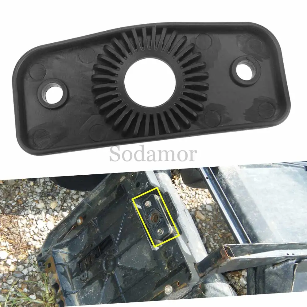 1PC Cover Plate Latch Gloss Black Plastic For Polaris 2019 Polaris GENERAL 4 1000 EPS Ride Command Edition 2014-2024