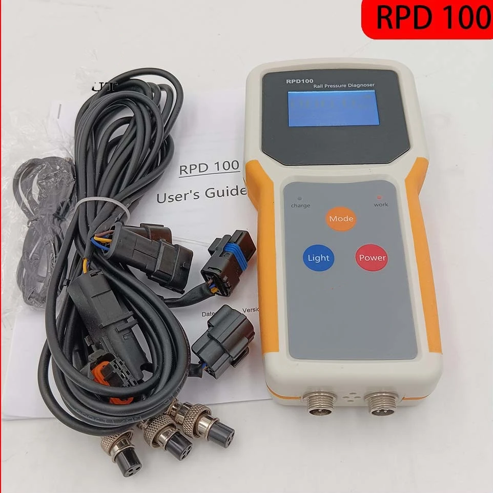 RPD100 Diesel Common Rail Pressure Diagnoser Tester for Bosch Delphi Denso Sensor Pressure Sensor Tester Auto Repair Analyzer