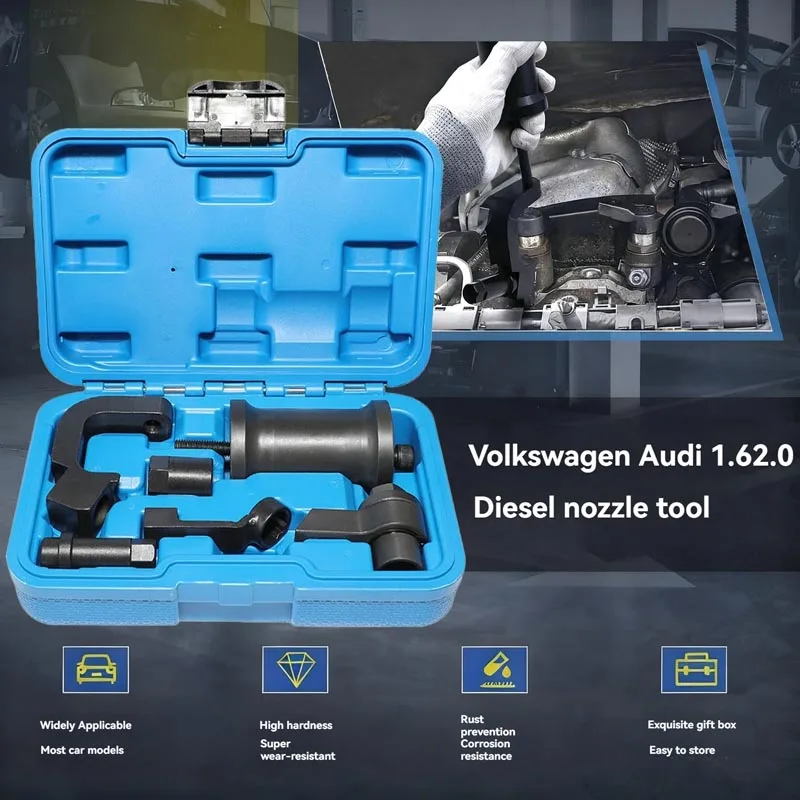 Diesel Fuel Injector Removal Tool For VW Audi 1.6 2.0 TDI Anti Damage Fixture For Large Scale TDI Engine Overhaul And Injector
