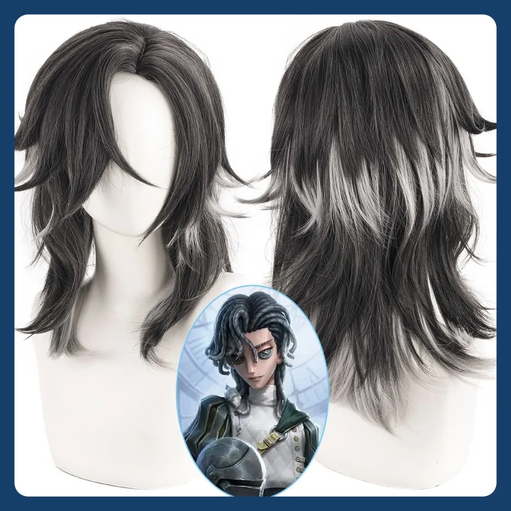 Mid-jade Pruik Winkel Identiteit V De Weeper Cosplay Pruik Anime Games Kostuums Rekwisieten Rollenspel Pruiken