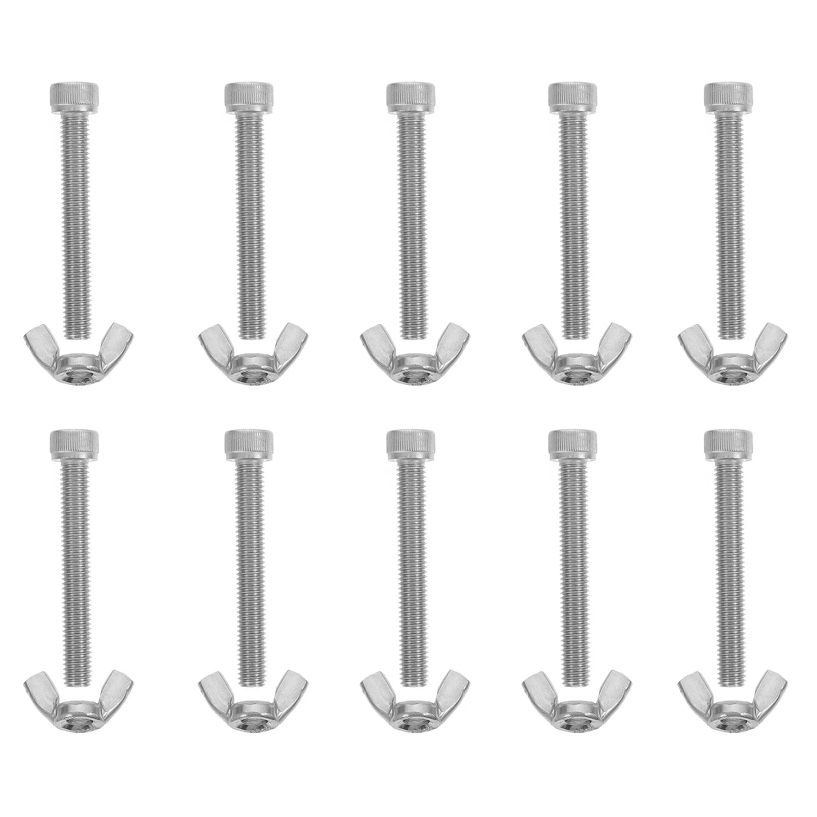 

Набор из 10 пар нержавеющих гаек и винтов для ремонта оборудования, крепежный комплект для фабрик, дома, офиса, гостиной, спальни, инструмент для DIY-проектов