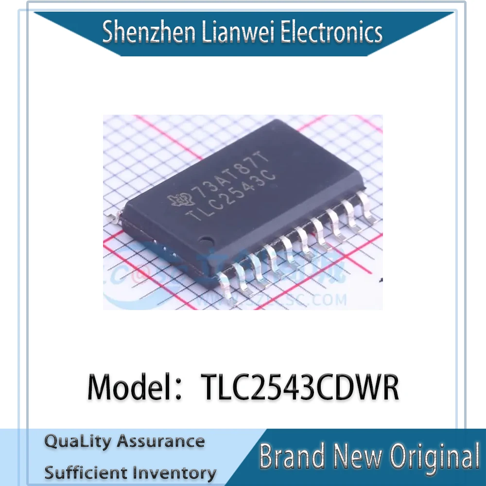 

100% New Original TLC2543CDWR TLC2543C TLC2543CDW IC Chipset SOP-20