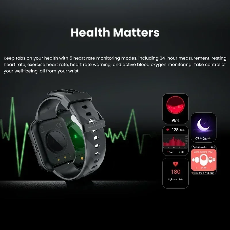 Global Version Black Shark GT Neo Smartwatch 2.02’’ Display Health Monitoring Sport Fitness 7 Days Battery Life IP68 Waterproof