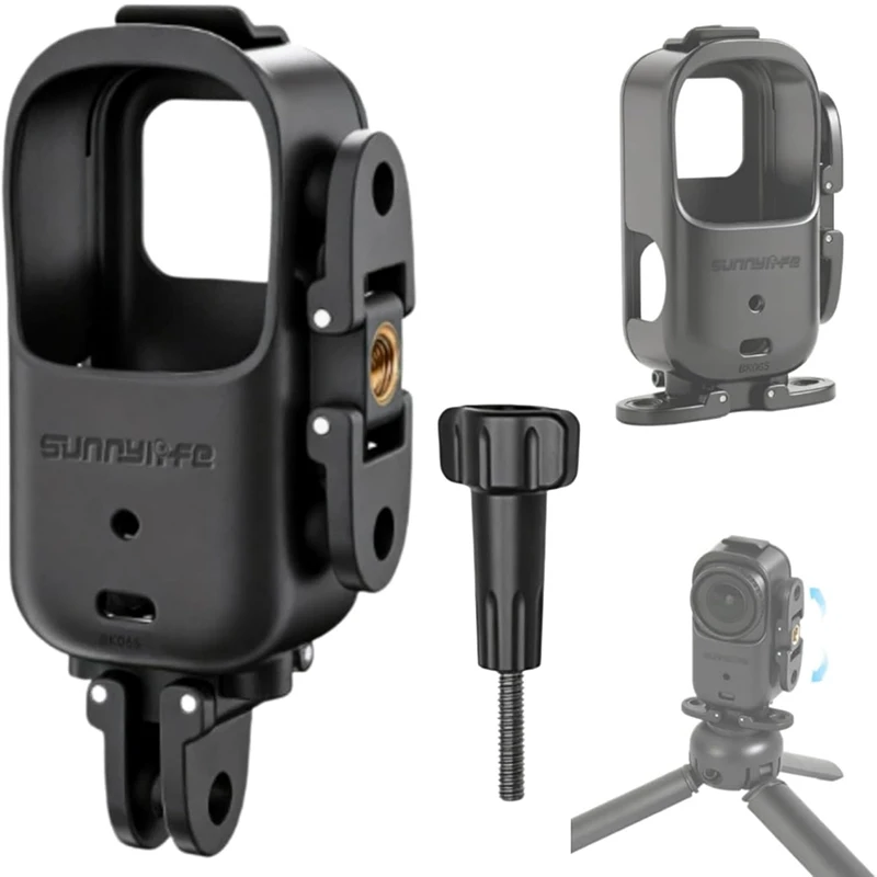 Vertical Horizontal Cage Mount Bracket for DJI Osmo Nano Foldable Protective Frame Case for DJI Osmo Nano Camera Accessories