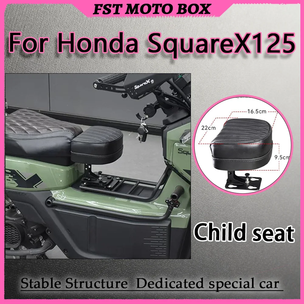 For Honda Zoomer SquareX125 Quick-Release Center-Mounted Seat with Slip-Resistant Waterproof Cover Detachable Comfort Motorcycle