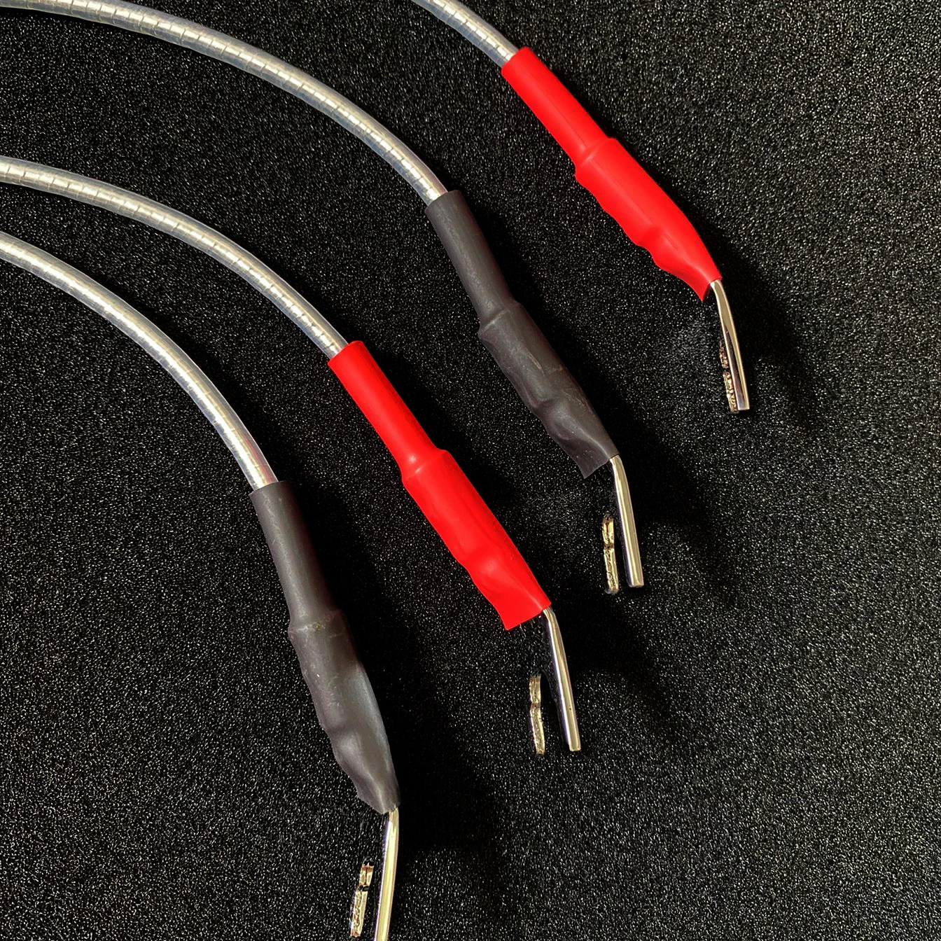 4Pcs Bridge kabel Hifi Audio Silber Überzogene Jumper Draht Hifi Lautsprecher Jumper Lautsprecher Kabel Biwire Jumper Führt – Detail 3