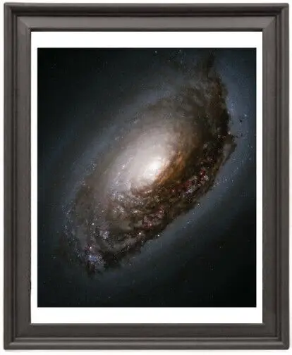 Galaxy 2004 An Abrasive Collision Gives One Galaxy a Black Eye Picture Frame