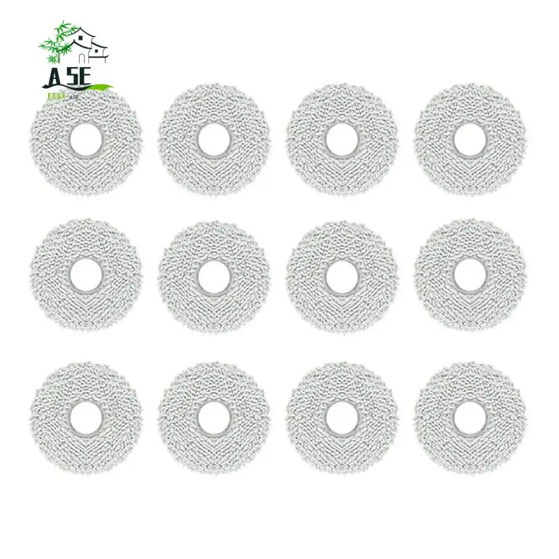 

A05E-12 шт. подушечки для швабры для Xiaomi M30 Pro/C107, робот-пылесос, тканевые подушечки для швабры, запасные части, аксессуары