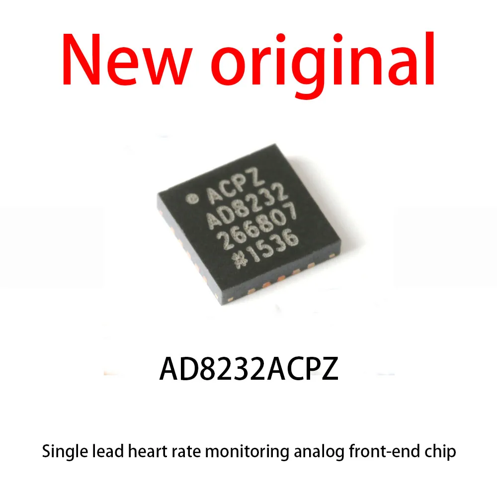 5Pcs/Lot New original AD8232ACPZ-R7 AD8232 WFQFN-20 single lead heart rate monitoring analog front-end chip