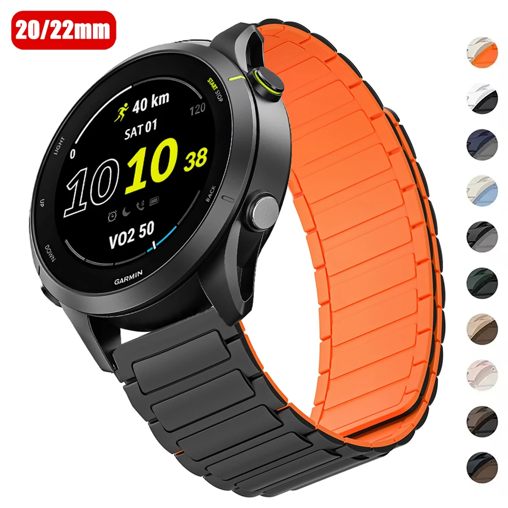 �y�Z�[�����z22 20 �~�����[�g�����C�V���R���o���h�X�g���b�v�K�[�~�� Venu 2 �v���X/3/2/Venu SQ 2/Vivoactive 5/4/3 �X�g���b�v�t�H�A�����i�[ 245 255 265 55