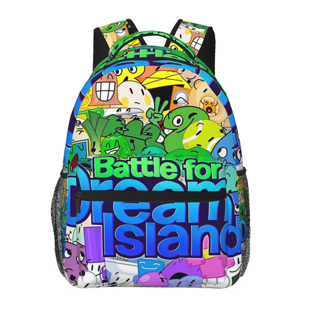 

BFDI Cast 2024 Backpack Daypack Large Capacity Kids BookBag School Bag Shoulder Bags for Men Women