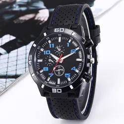 High-end fashion men's quartz motorcycle wrist watch